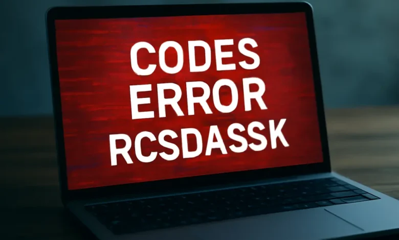 Codes Error rcsdassk
